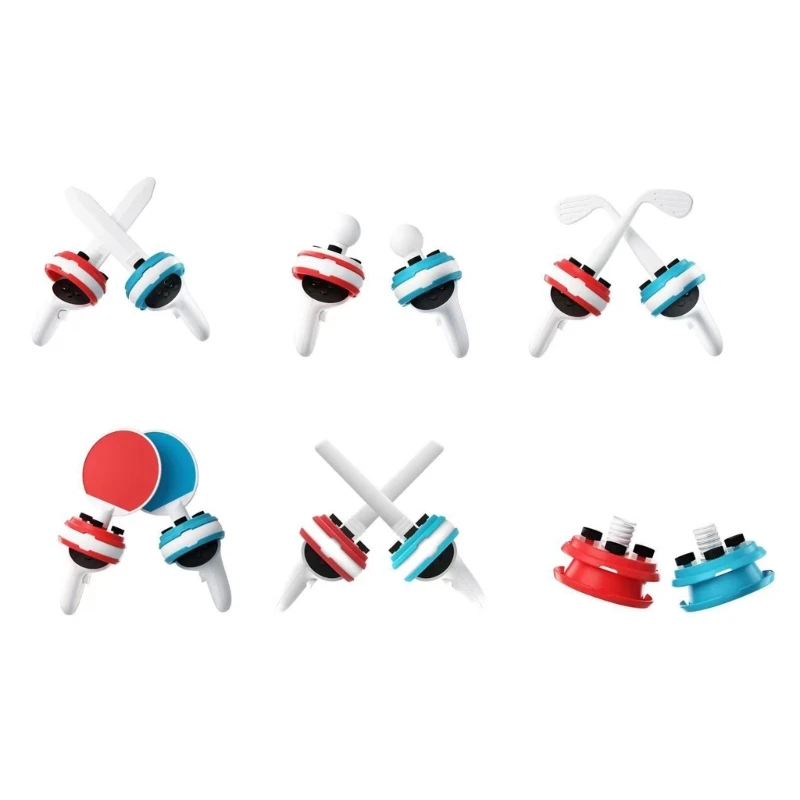 

12 in 1 Game Accessories Include Table Tennis Paddle Grip for Oculus Quest2 Drop Shipping