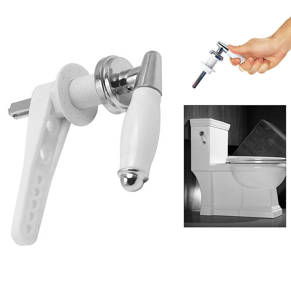 

Toilet Cistern Lever Bathroom Traditional Ceramic Cistern Lever Toilet Flush Handle Replacement Toilet Wrench Handle Part Tool