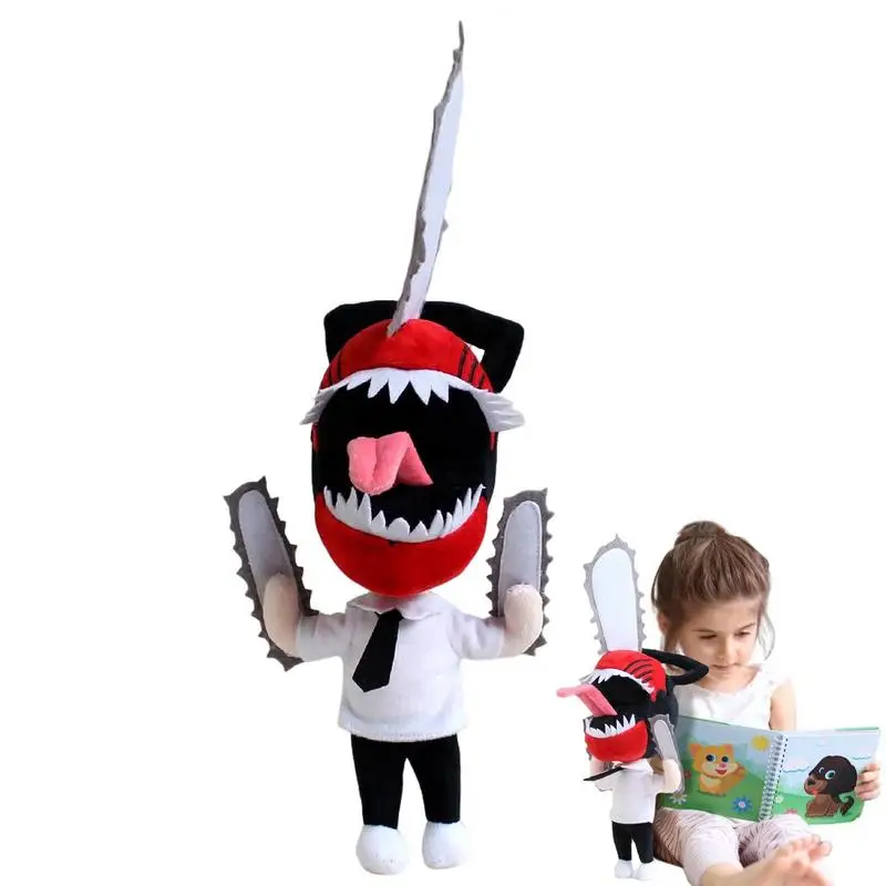 

Anime Chainsaw Design Cosplay Plush Dolls Soft Cute Doll Toys Accessories Pillows Kid Gifts Decoration Living Bedroom Home Decor