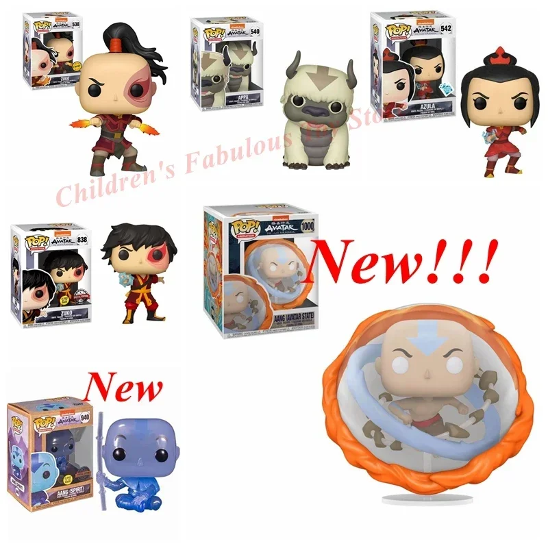 Виниловые фигурки FUNKO POP Avatar: The Last airbмеллеры APPA #540 Azula 542 # Zuko 538 #838 игрушки-модели