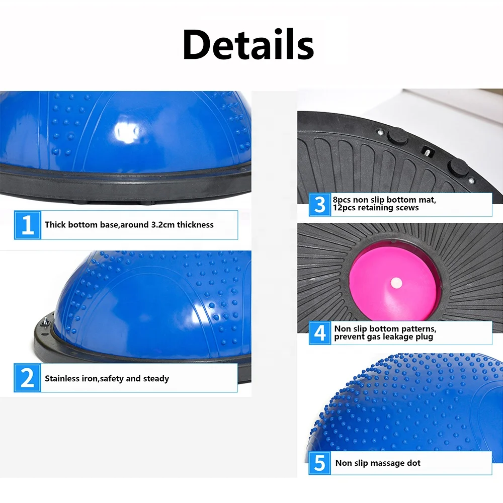 Оборудование для тренажерного зала тренировочный баланс массажный мяч с