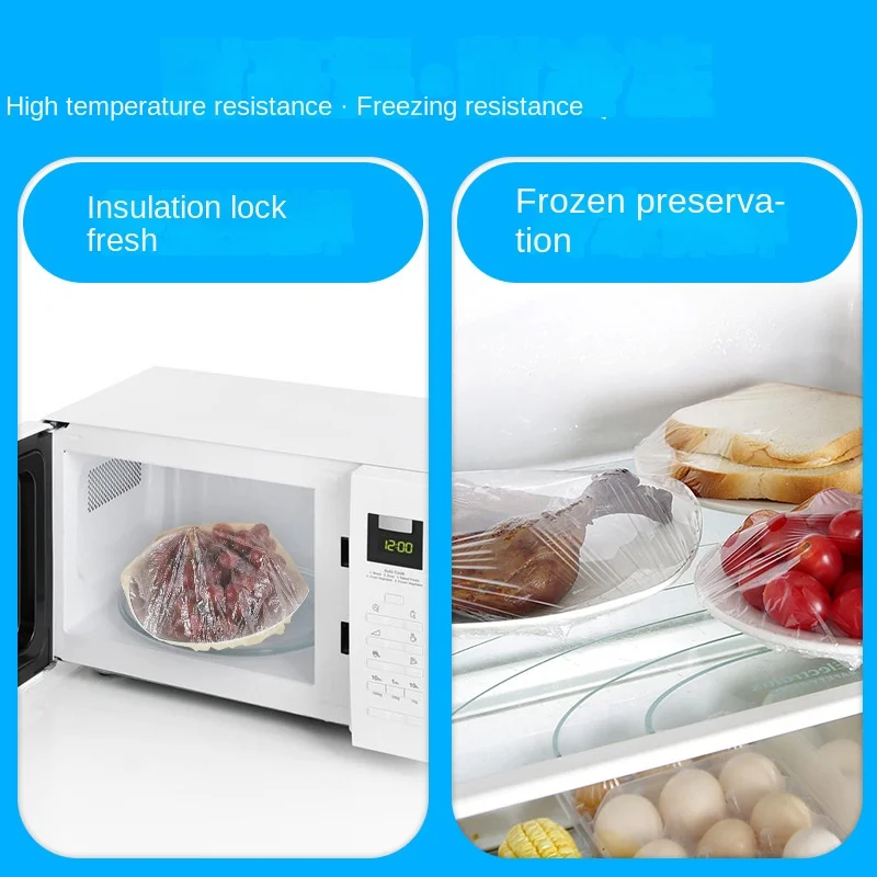 

Elastic mouth fresh-keeping bag food grade disposable household dustproof universal fresh-keeping cover fresh-keeping film cover