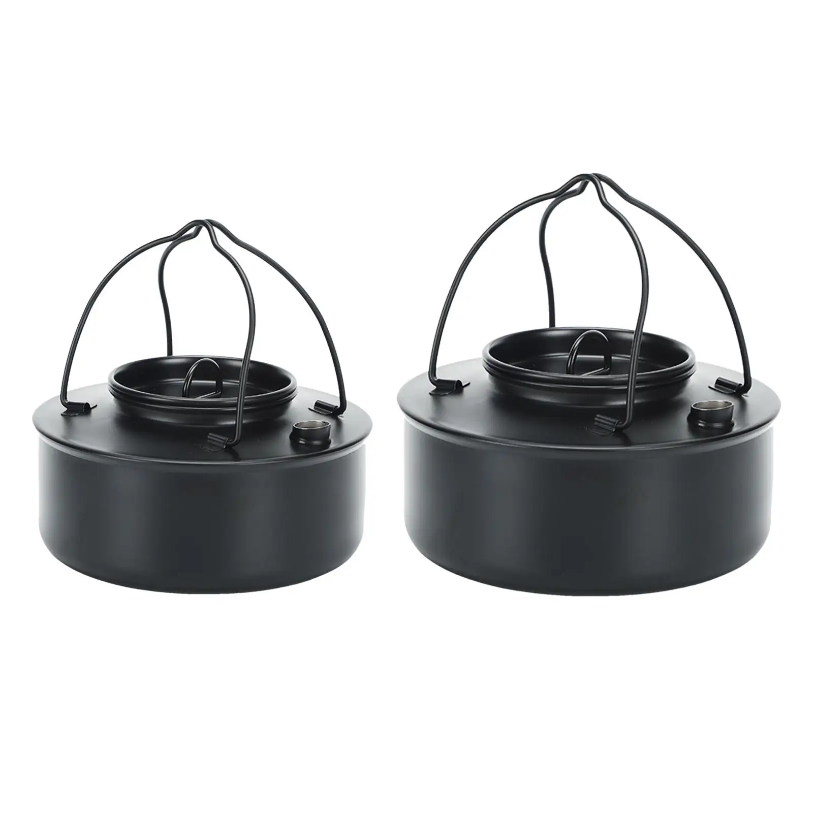 

Stainless Steel Outdoor Tea Coffee Pot Tea Pot With Handle Cookware Campfire