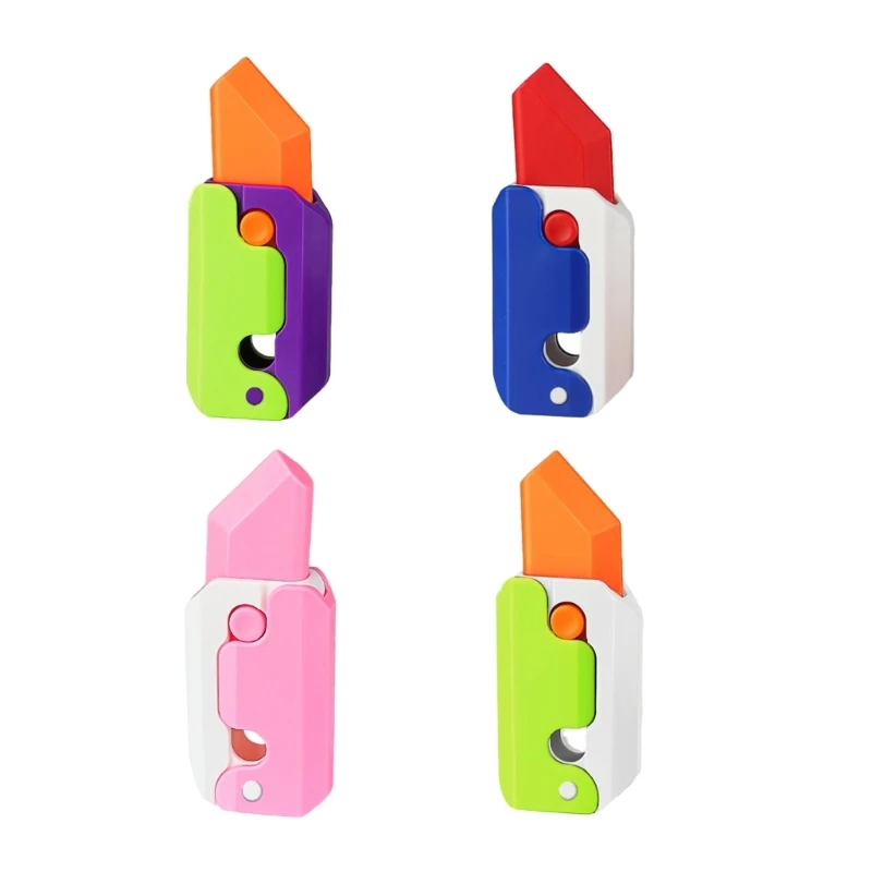 

Fidgets Knife Toy Mini 3D Print Carrot Cutter Stress Toy Playful Entertainment Toy for Adult Kids HandTherapy Dropship