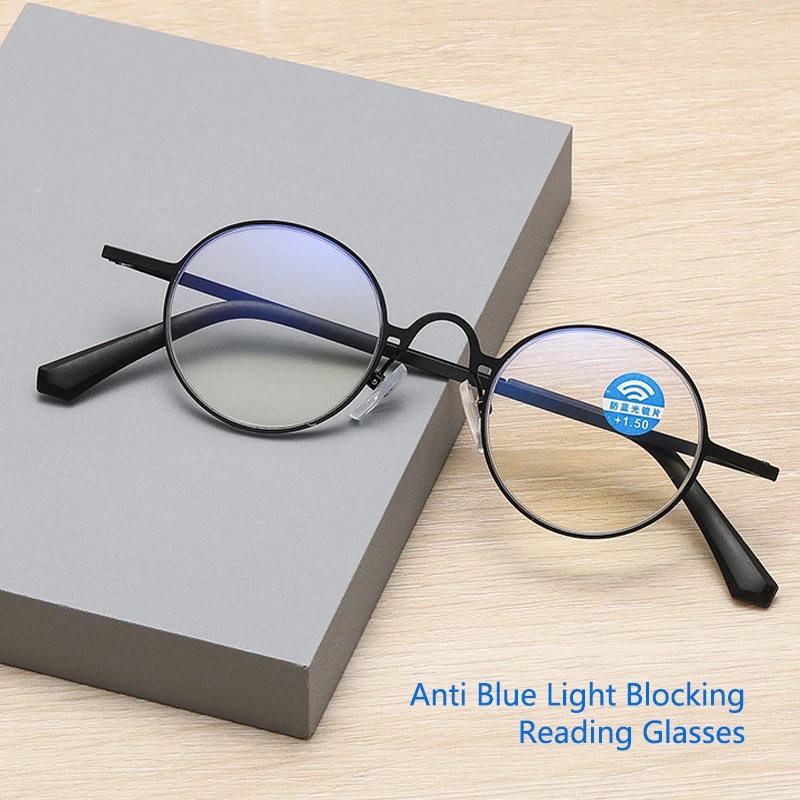 

Anti Blue Light Blocking Reading Glasses Man Anti Blue Light Blocking Reading Glasses Computer Optical Hyperopia Glasses Woman