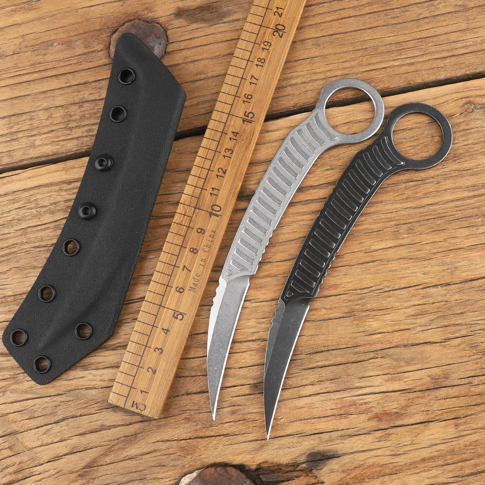 

EDC Outdoor Camping Survival Gear Rescue Karambit CS GO Self Defense Fixed Blade Knife Tactical Military Hunting Knives For Men