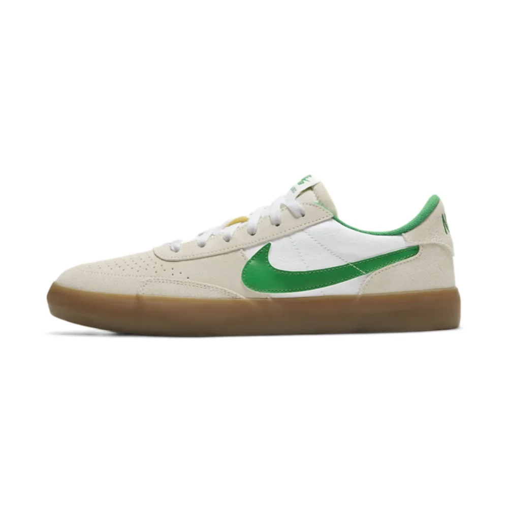 Фото Кеды Nike SB Heritage Vulc Versatile низкие унисекс, бежево-зеленые CD5010-101 №2