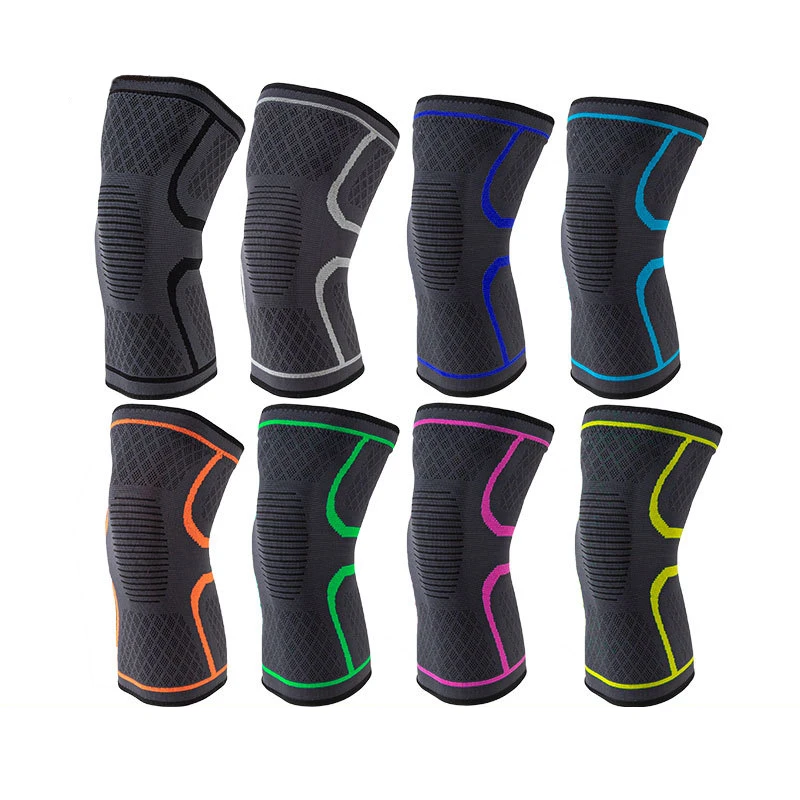 

1 PC Elastic Knee Pads Nylon Sports Fitness Kneepad Fitness Gear Patella Brace Running Basketball Volleyball Support Sport Guard