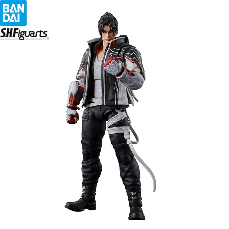 Bandai S.h. Фигуарт Tekken 8 Jin Kazama экшн-фигурка аниме модель ошейник игрушки подарок для