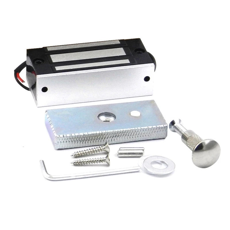 

Электронный дверной мини-замок, магнитные замки постоянного тока на 60 кг, 12 В постоянного тока, 24 В постоянного тока, 100 фунтов, электромагнит...