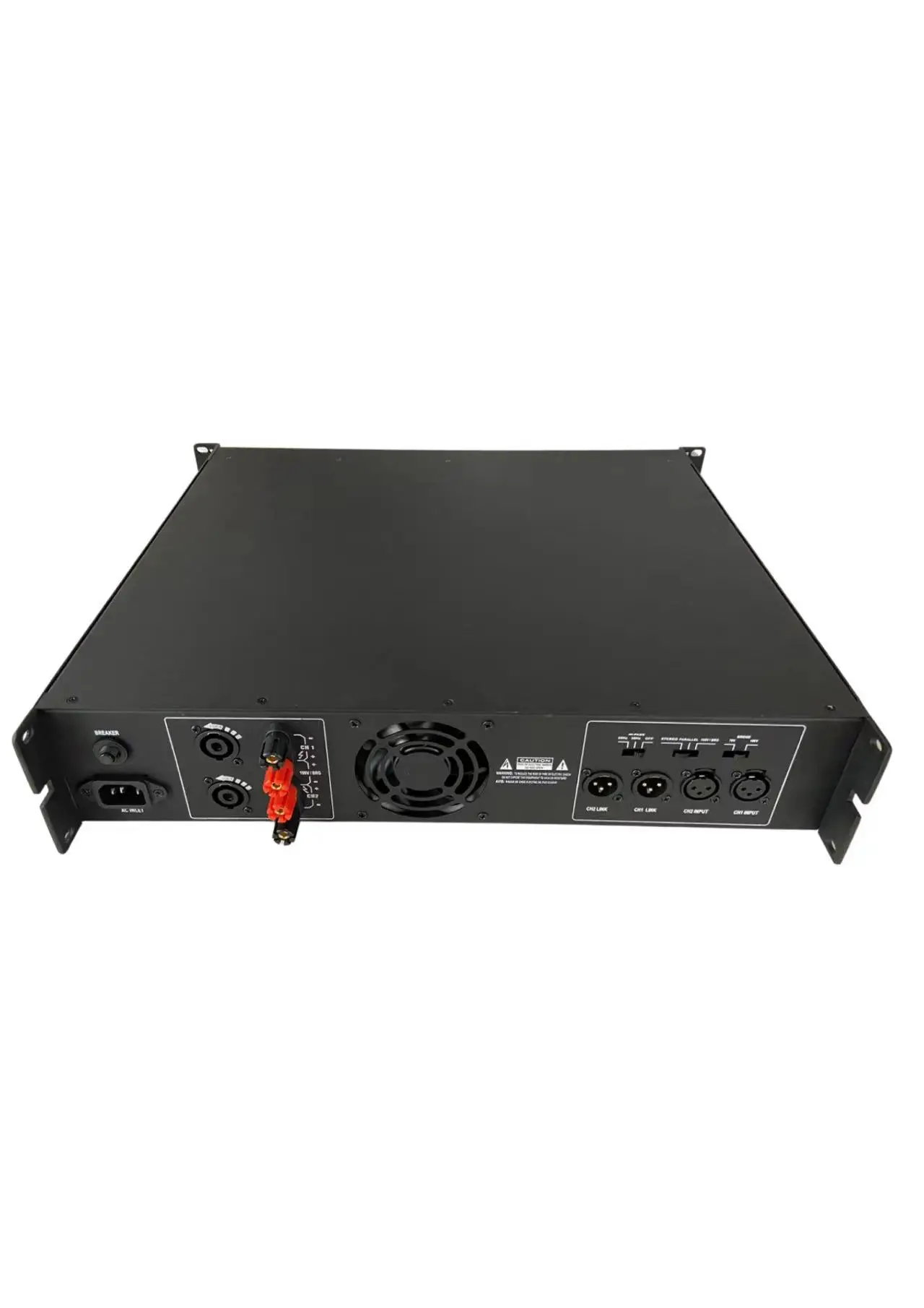 Фото Профессиональный цифровой усилитель VR1000 2000W 1U Hi-Fi 1000W, аудиоусилитель Pro Audio с DSP, 2-канальный усилитель класса D для сабвуфера №4