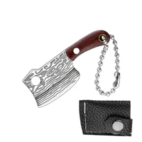 mini portable keychain pocket knife stainless steel camping edc knife peeler outdoor multi function tools camping equipment