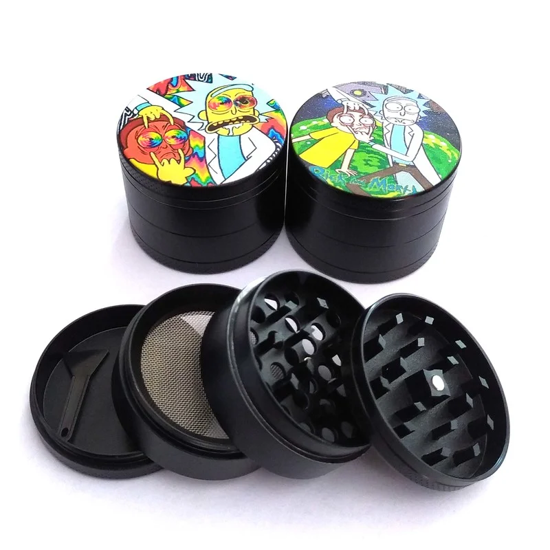 4-слойная измельчитель табака из цинкового сплава 50 мм | Дом и сад