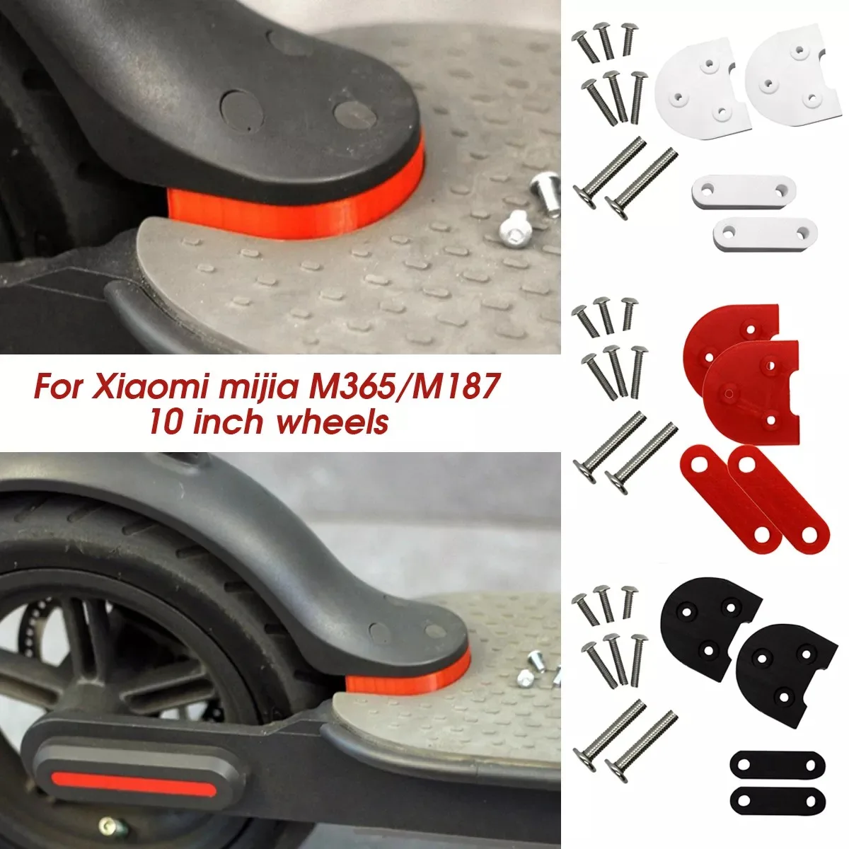 

10inch Tire Spacer Rear Kit Scooter Accessories Fender Pads For Xiaomi M365 1S Pro Pro 2 Electric Scooter Increased Gasket