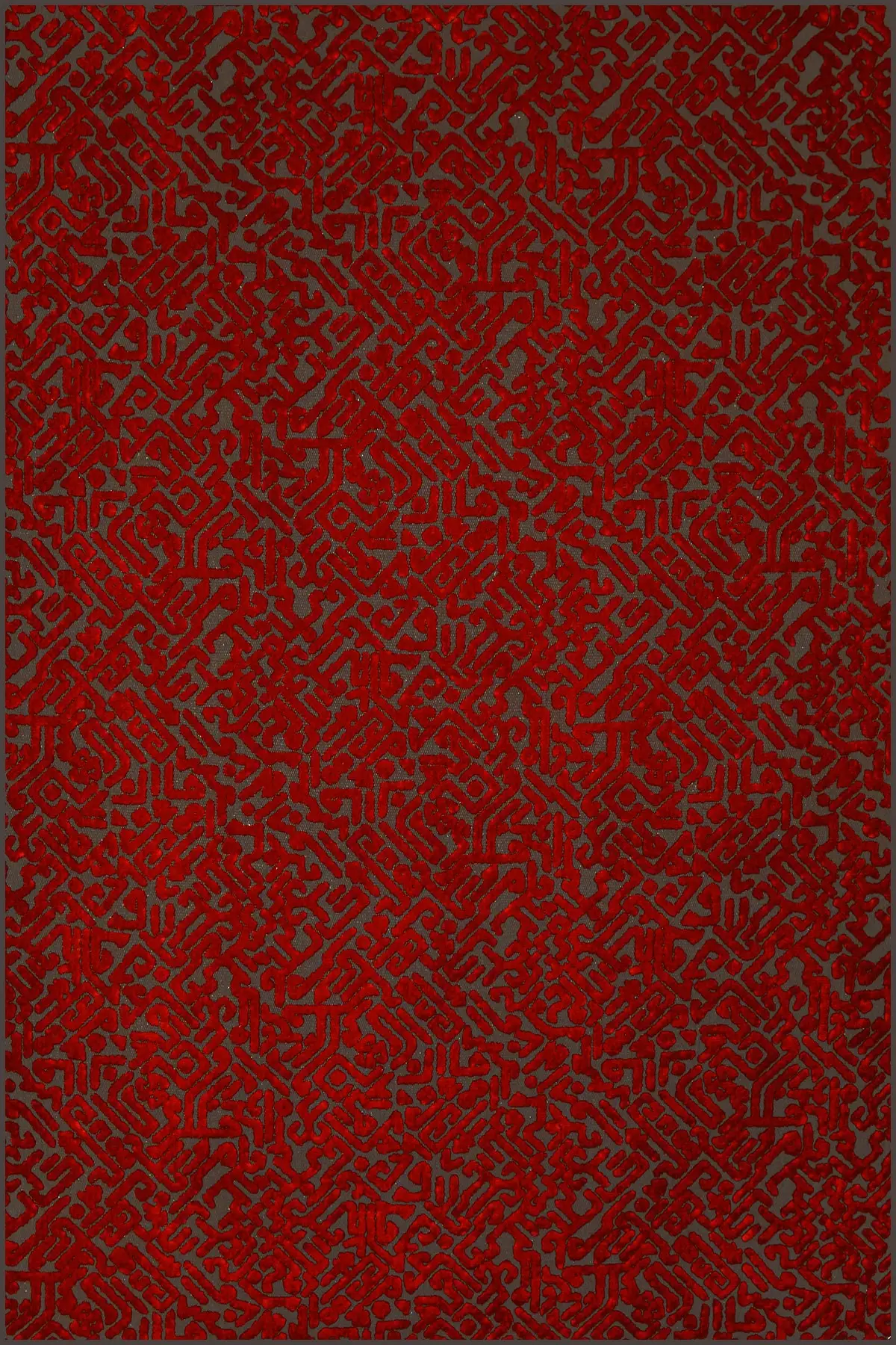 

Хлопковый нескользящий коврик, высококачественный коврик в богемном стиле, ручная работа, антрацит, красный цвет, коврики с узором