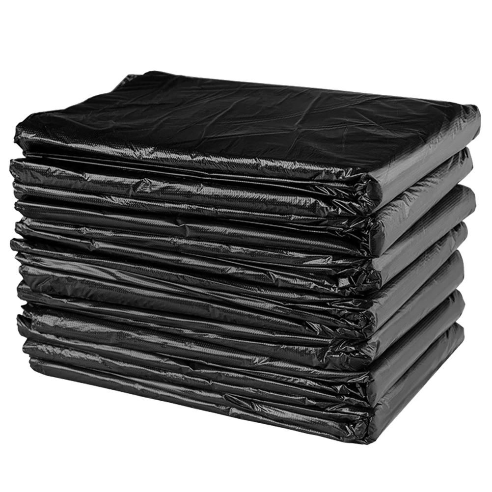 

Trash Garbage Large Rubbish Can Thickened Black Kitchen Toter Village Liners