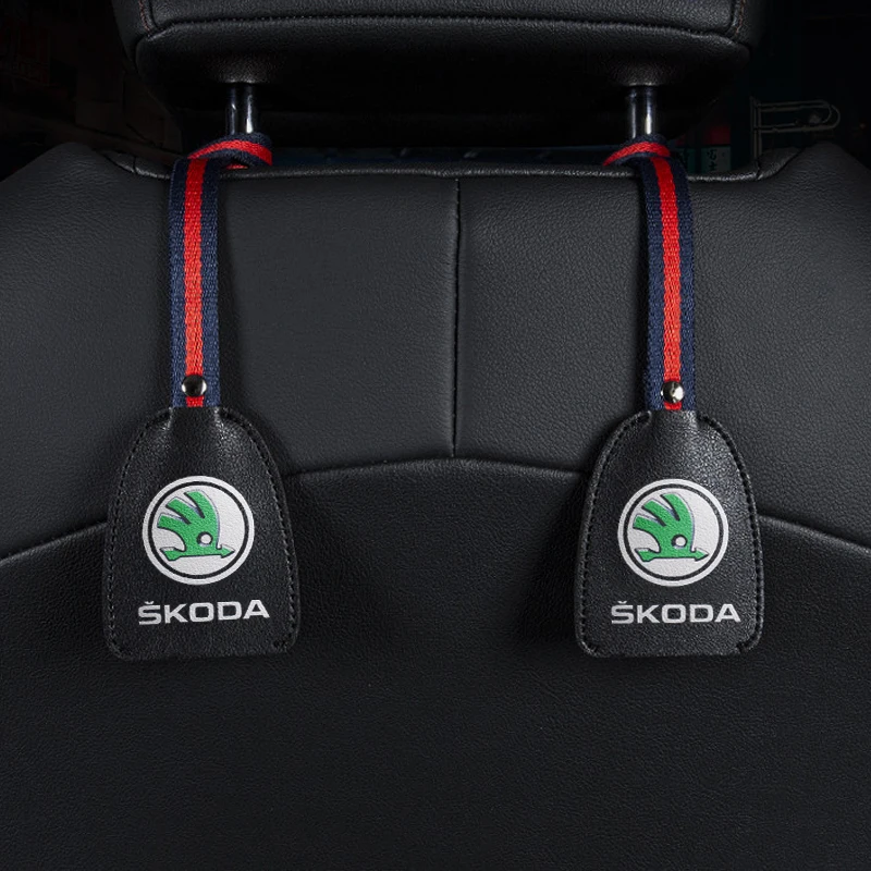 Car Seat Headrest Hook Car Sundries Hook Stowing Tidying For Skoda Octavia 3 2 Fabia Superb 3 Karoq Kodiaq Rapid Car Accessories
