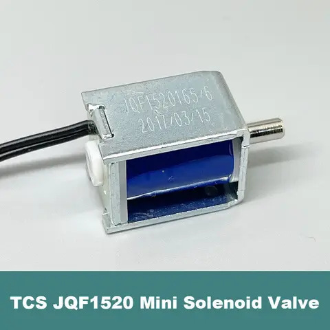 Электромагнитный Мини-клапан TCS JQF1520, 6 В постоянного тока, воздушный клапан 100 Ом, нормальное открытие типа N/O для монитора, сфигмоманометр, 1 шт.