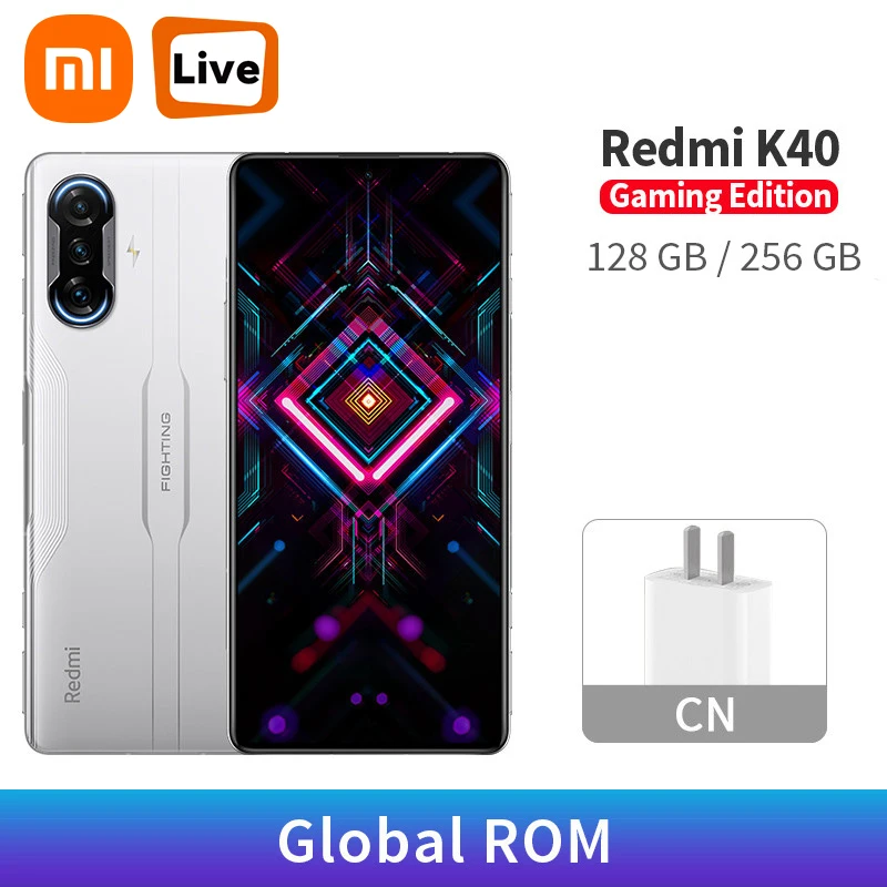 Смартфон Xiaomi Redmi K40 с глобальной прошивкой 128 Гб/256 ГБ 1200 дюйма Восьмиядерный