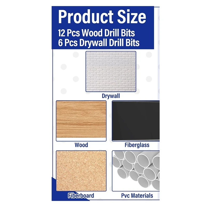 18 шт. фрезы для резки дерева 1/8 дюйма