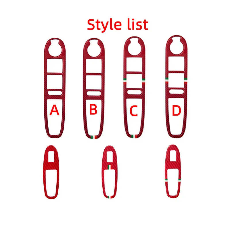 Декоративная рамка для двери красные автомобильные наклейки из углеродного