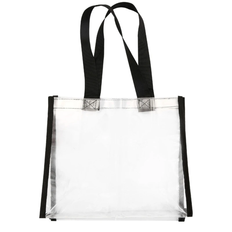 

Clear Tote Bags PVC Beach Bag Shopping Handbag with Handles for Shoes Clothing