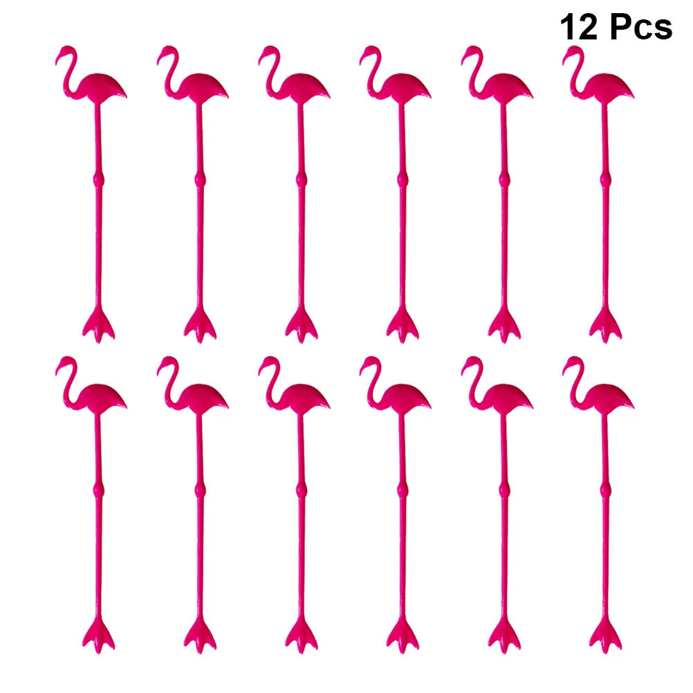 

12pc Sticks Stircocktail Swizzle Drink Stick Stirrers Stirring Coffee Beverage Stirrer Mixing Hawaiian Tropical Party Luau Picks