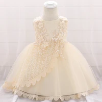 0 24m baby girl walkshow dress princess party frock christening kids clothes 1 year birthday party wedding new year vestidos