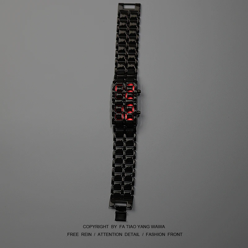 

Get bored and wear a bracelet that tells the time! Digital watches