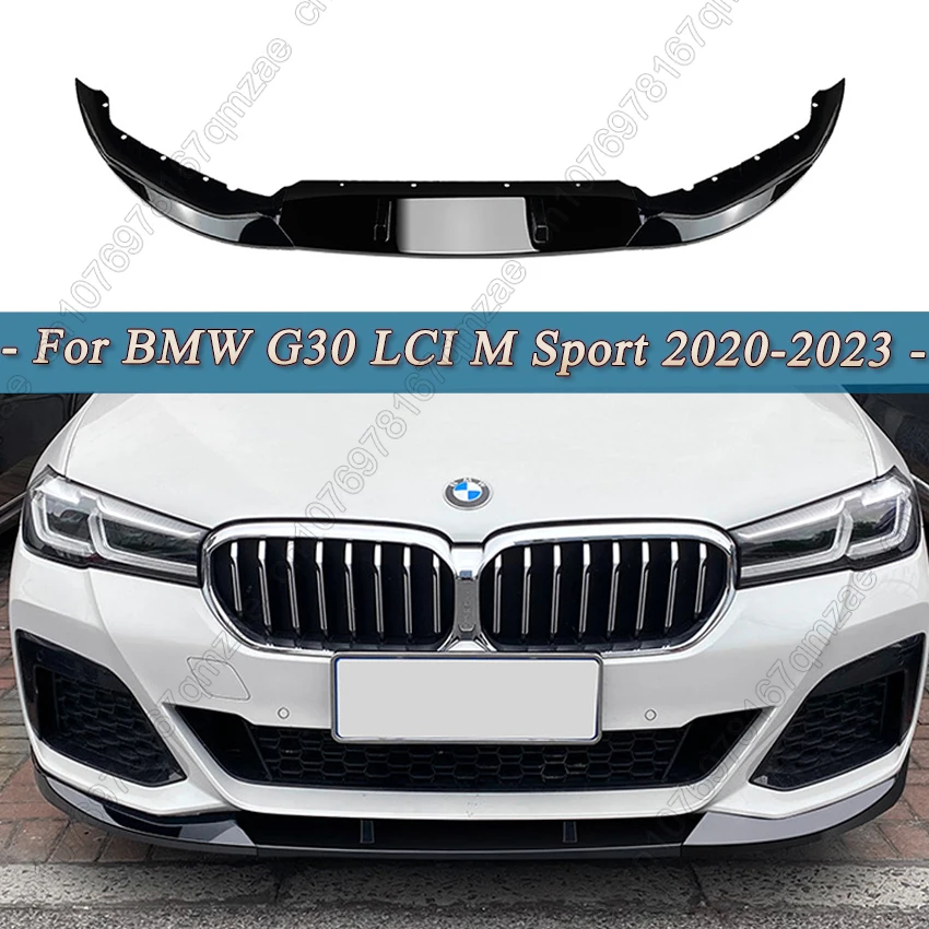 Автомобильный передний бампер диффузор спойлер для BMW 5 серии G30 LCI M Sport 525i 530i 540i