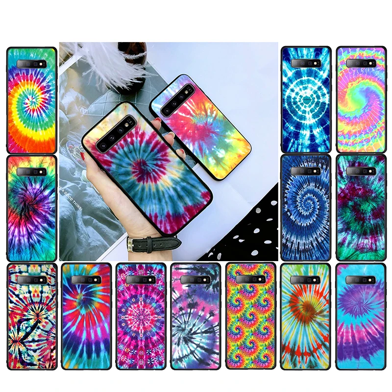 

Tie Dye Pattern Batik Rainbow Phone Case For Samsung S23 S22 S20 Ultra S20 S22 Plus S10 S9 Plus S21 Plus S10E Plus