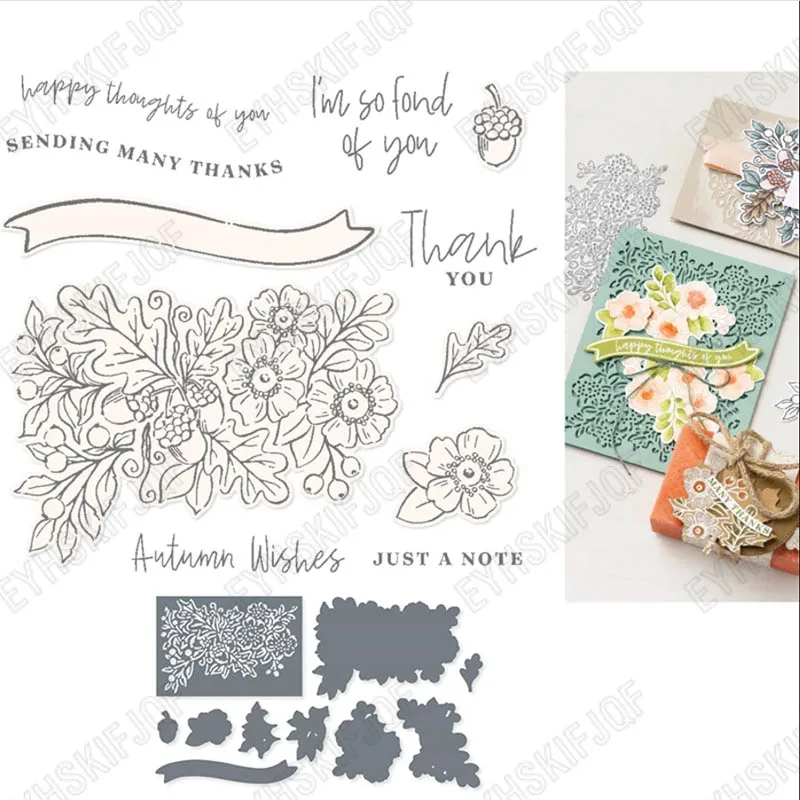 

Flower Ribbon Metal Cutting Dies Stamps Craft Embossing Make Paper Greeting Card Making Template Diy Handmade 2022 New Hot