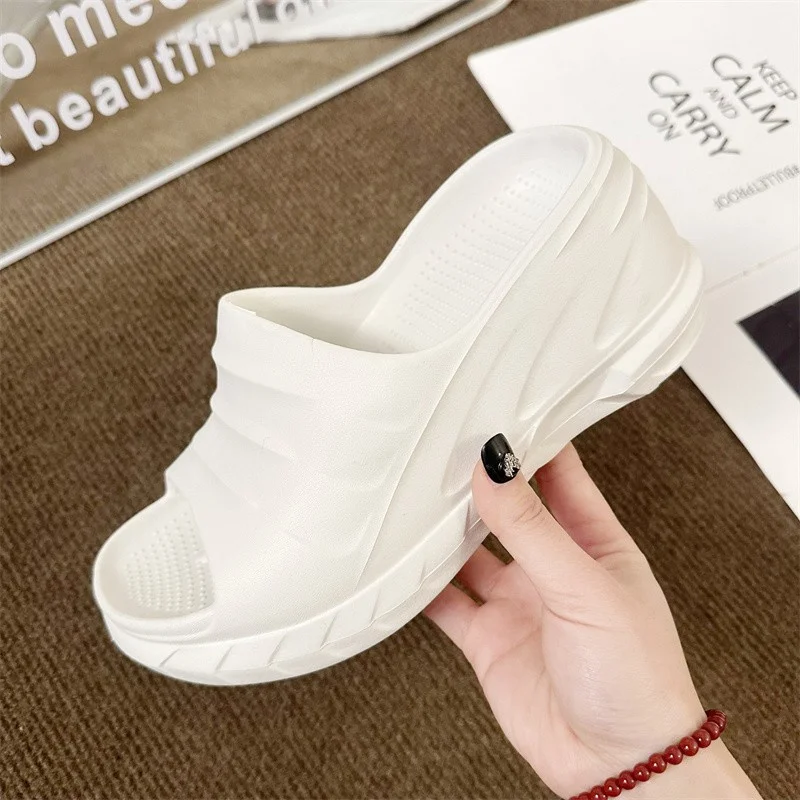 EVA Slippers Platform Wedge Sandals Women's Shoe 2023 Summer Trends Thick Simplicity Lightweight Casual Vacation Beach Shoes Hot
