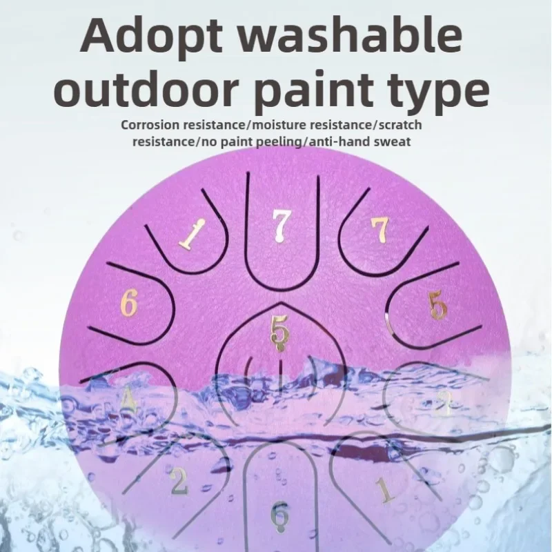 6-дюймовые 11-тональные полые барабаны звуковая терапия детский ударный