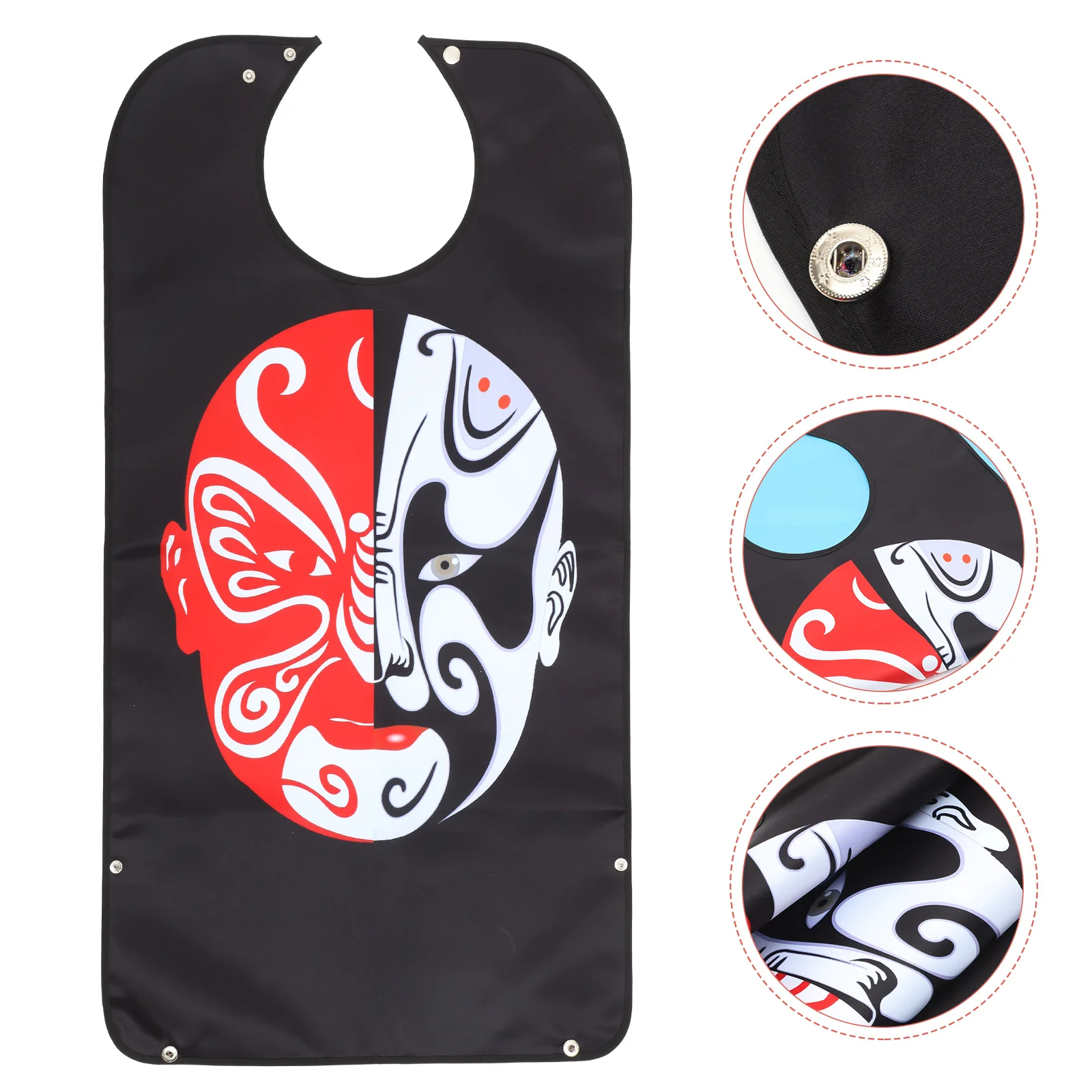 

Bib Adult Bibsopera Cloth Protector Clothes Decorative Clothing Pattern Eating Care Multi Use Women Waterproof