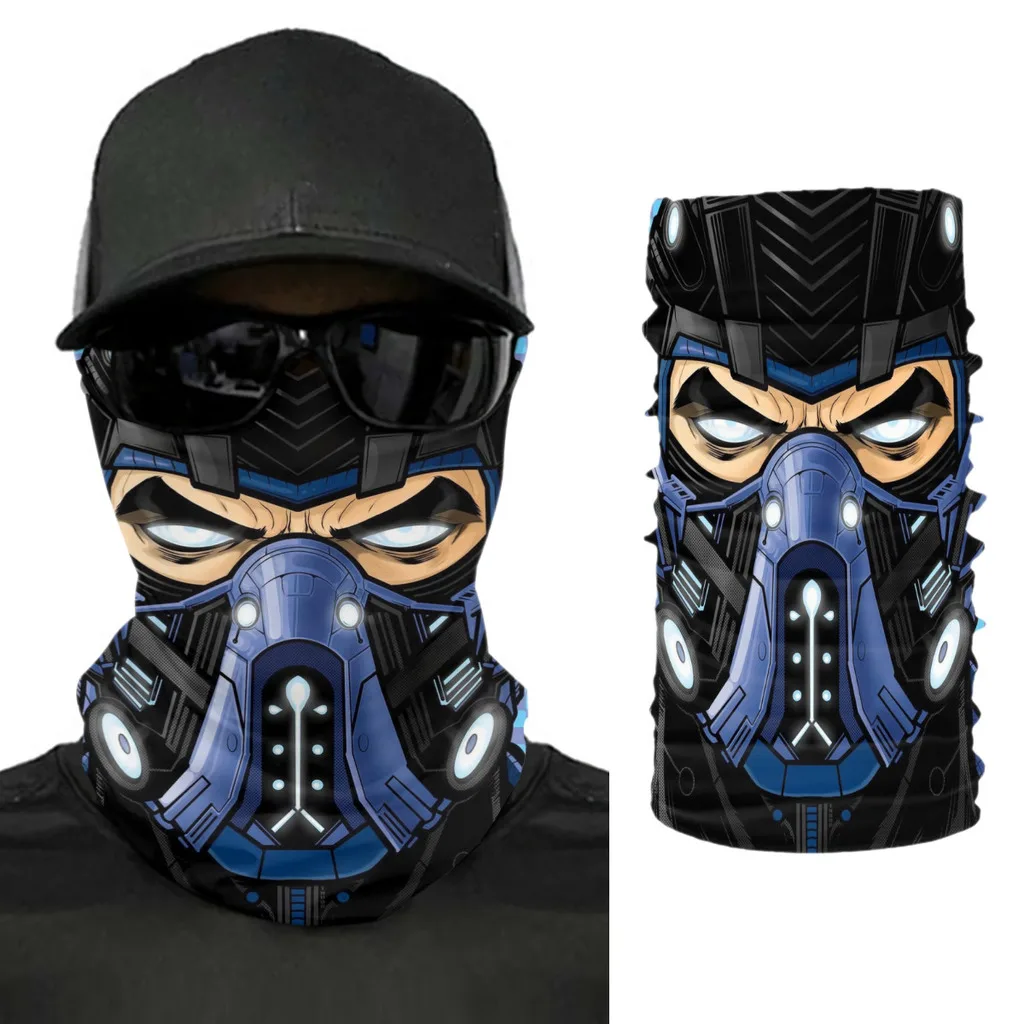 

Raiden Mortal Kombat Multifunction Unisex Seamless Tube Bandana Scarf Outdoor Sport Head Wrap Cover Sunshade Headwear Scarves