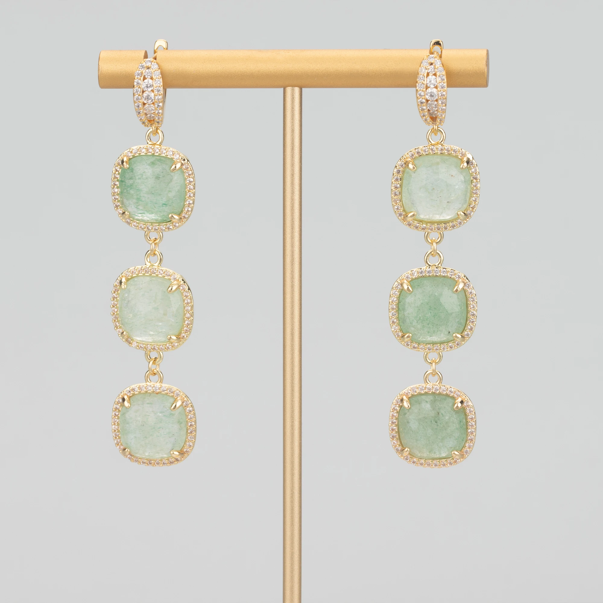 4 шт./партия подвески для ювелирных изделий из меди и золота 18 К