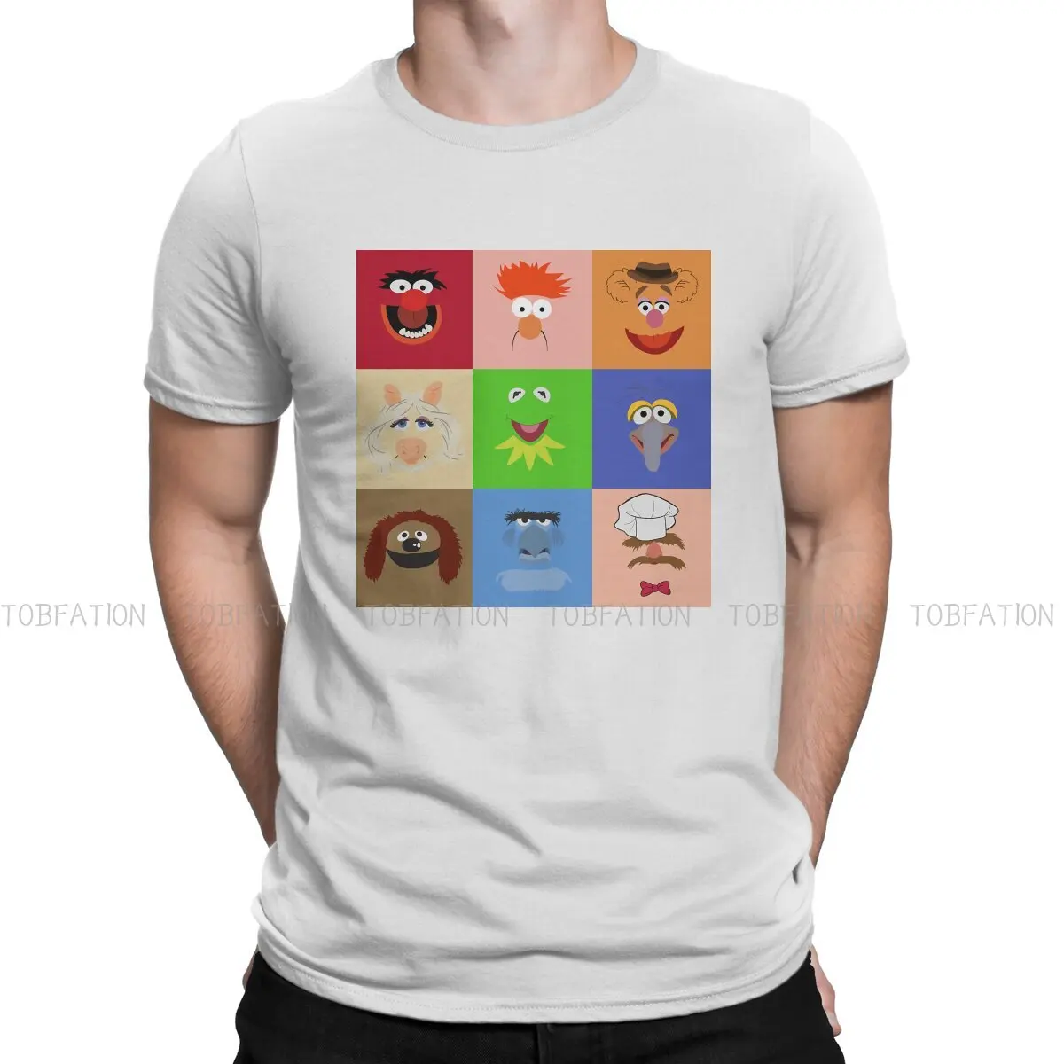 

Disney The Muppets Fozzie Bear TV Men's TShirt Characters Classic Distinctive T Shirt Original Sweatshirts New Trend