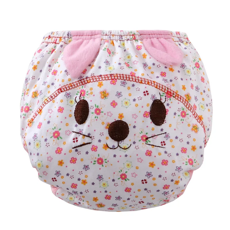 

Baby Cotton Training Pants Panties Baby Diapers Reusable Cloth Diaper Nappies Washable Infants Children Underwear Nappy Changing