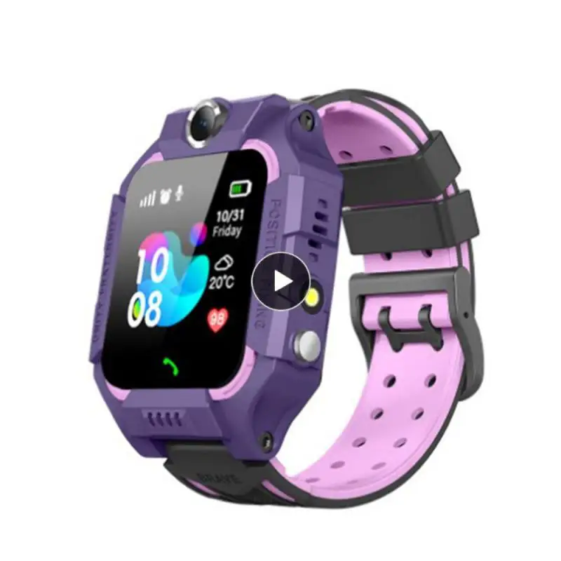 

Kids 4G Smart Watch 400mAh SOS GPS Location For Children SmartWatch Camera IP67 Waterproof Learning Toy 2 Way Communication