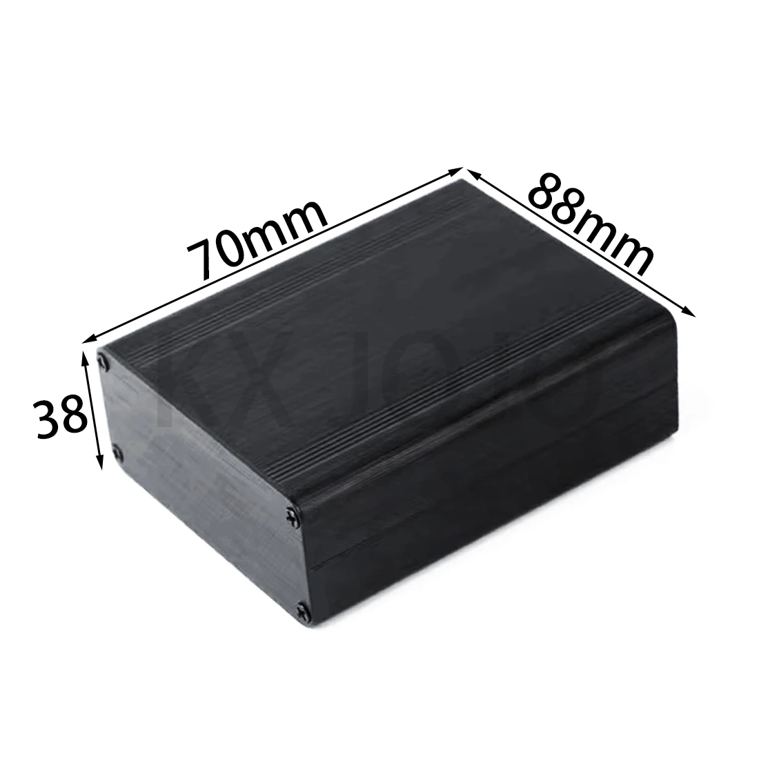 Электронный алюминиевый корпус «сделай сам», 50*20*80/63*25*75/71*25,5*100/88*38*70 мм, разделенный серебристый/черный/синий водонепроницаемый