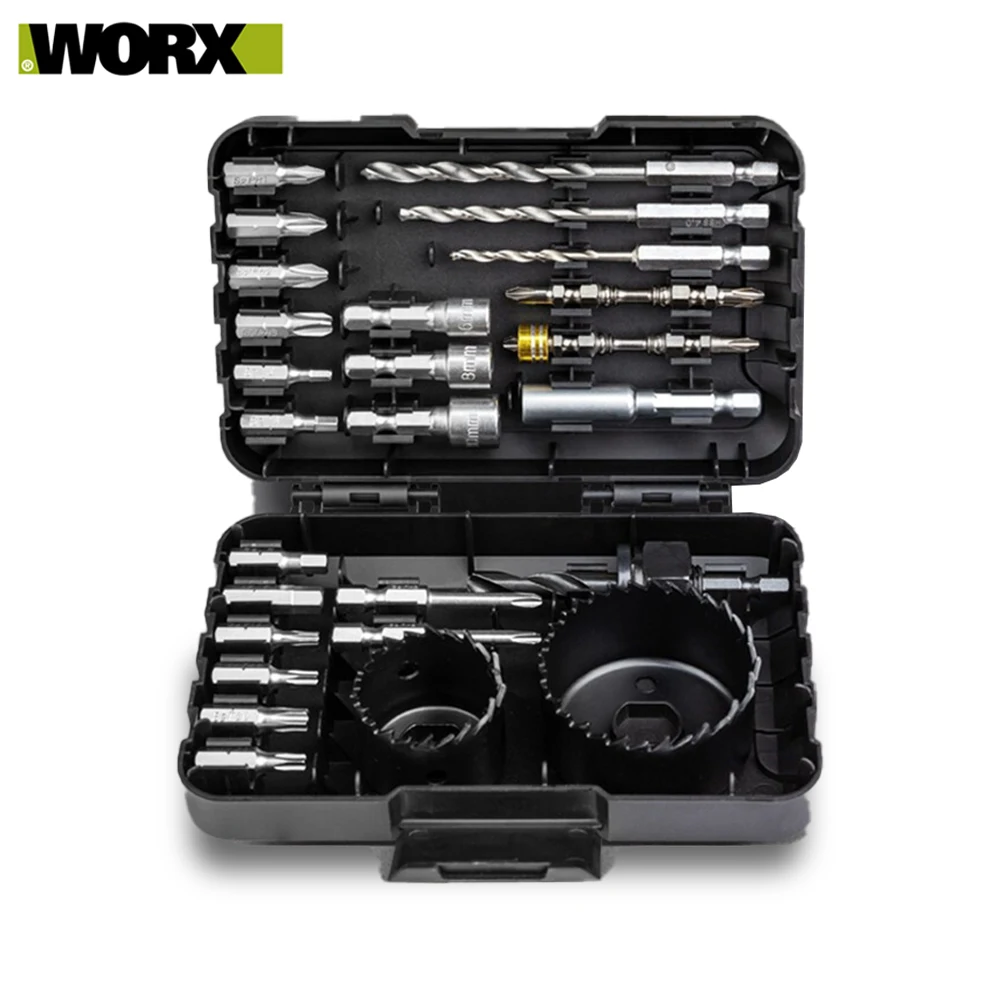 

Worx Drill Bits Set WA1626 26Pcs Bits for Drill Driver Electric Screwdriver Hex Screwdrivers