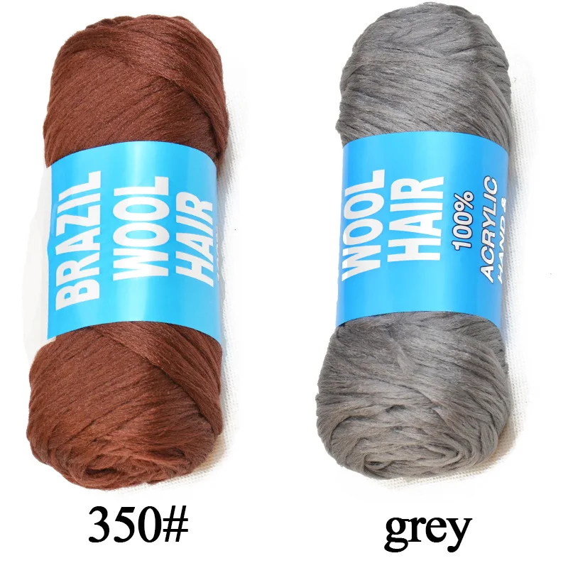 70 г/шар Бразильская шерстяная пряжа для плетения африканский парик