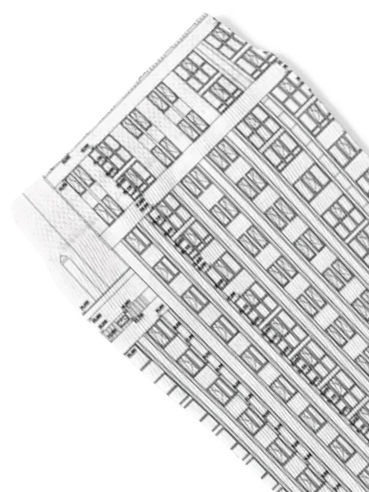 Мужские и женские носки из полиэстера хлопка