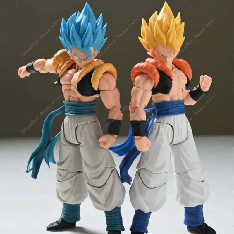 Фото В наличии: Новая фигурка Tonsenarttoys Kamione Dragon Ball Z SHF Super Saiyan SSJ SSJ2 Gogeta Son Goku Trunks, аниме-фигурка №1
