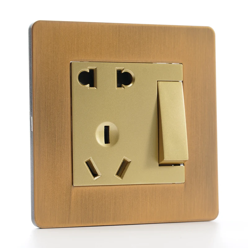 Высококачественный рычажный переключатель в индустриальном стиле с желтой