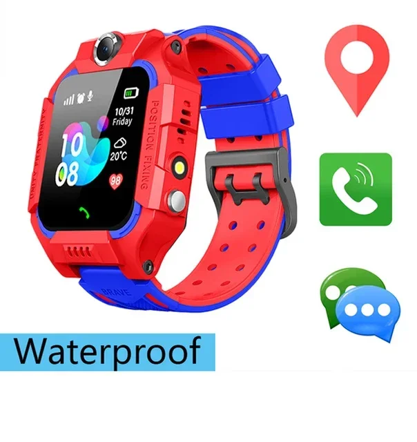 

Q19 Kids Smart Watch for Children Waterproof IP67 SOS Antil-lost Phone Watch 2G SIM Card Call Location Tracker Child Smartwatch