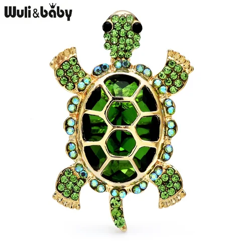 Брошь Wuli&baby черепаха