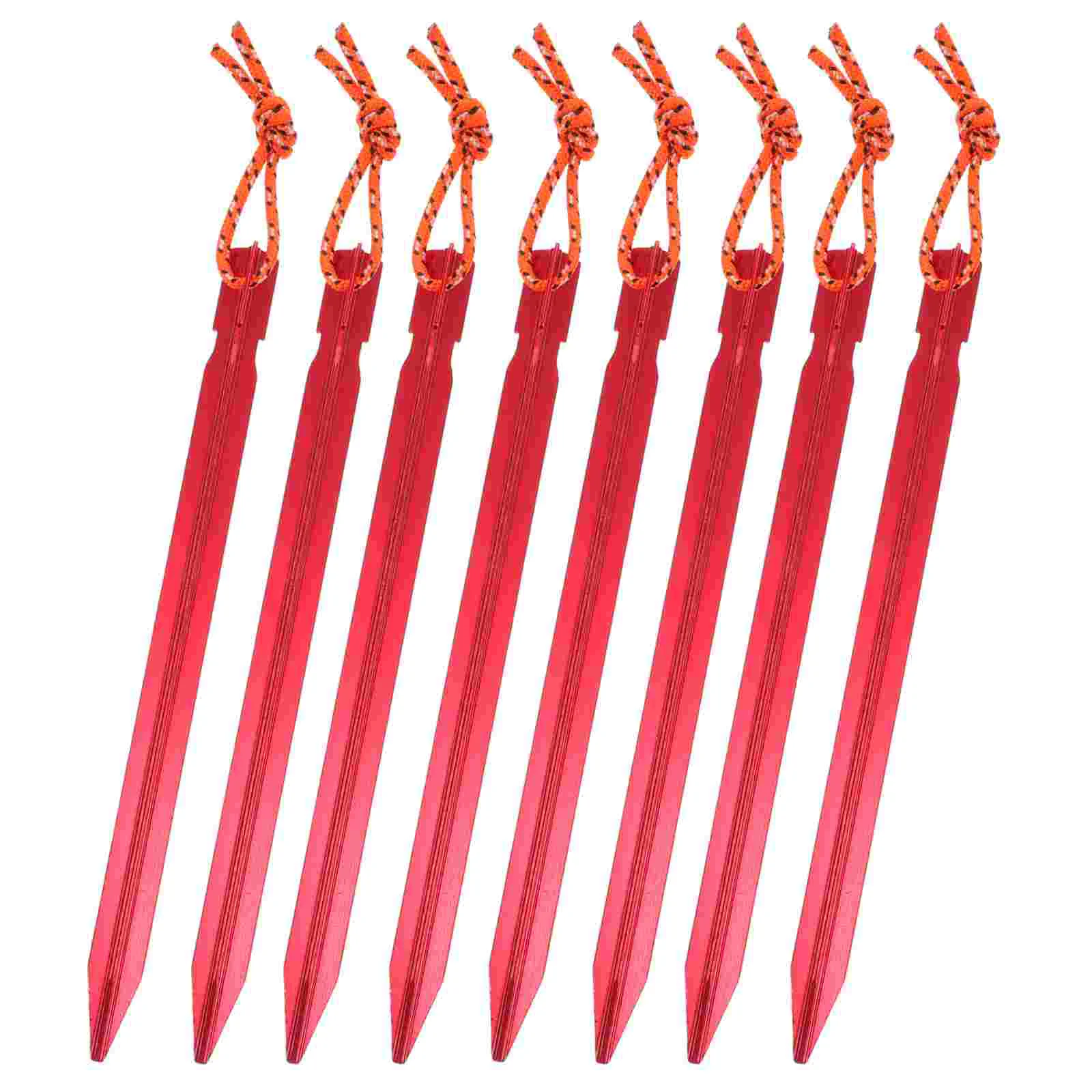 

8 Pcs Tent Spikes Tent Stakes Spikes Outdoor Teepee Camping Stakes Canopy Stakes Tent Camping
