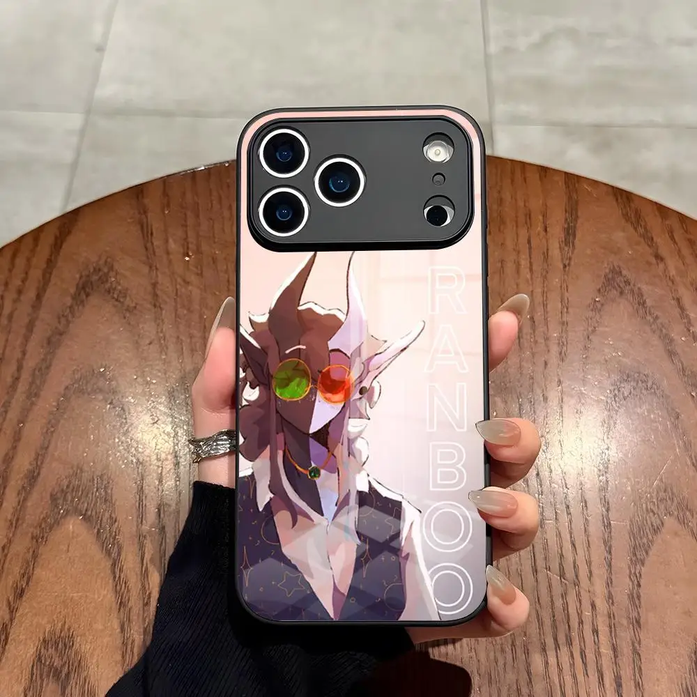 Чехол для телефона Dream SMP Ranboo для iPhone 17 Air 16 15 14 12 11 13 Pro Max Mini X Xr Xs Se Puls, стеклянная накладка (art.: 3920dadca5e2b) - 3920dadca5e2b